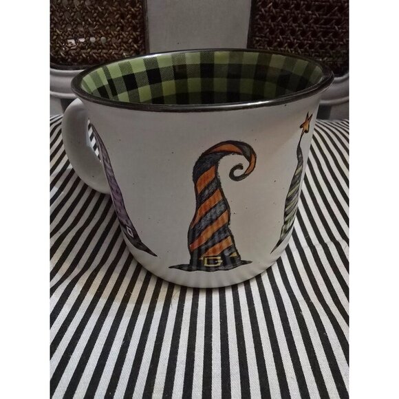 Cobwebs & Cauldrons Witch Hat Whimsical Halloween Coffee Mug Homegoods - Picture 7 of 9